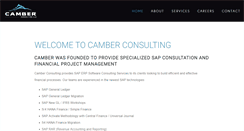 Desktop Screenshot of camberconsulting.com